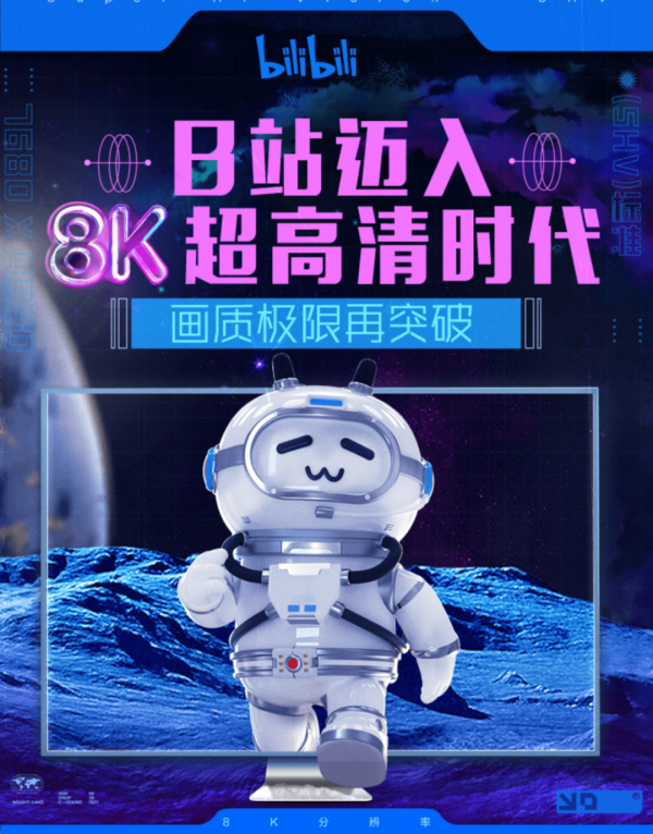 嗶哩嗶哩開啟 8K 影片線上觀看,成為國內首家支援網站 嗶哩嗶哩開啟 8K 影片線上觀看,成為國內首家支援網站