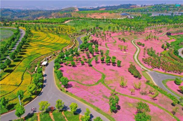 紅河的秋，是哈尼梯田綠如錦、異龍湖畔稻花香、臨安滿是美食香……