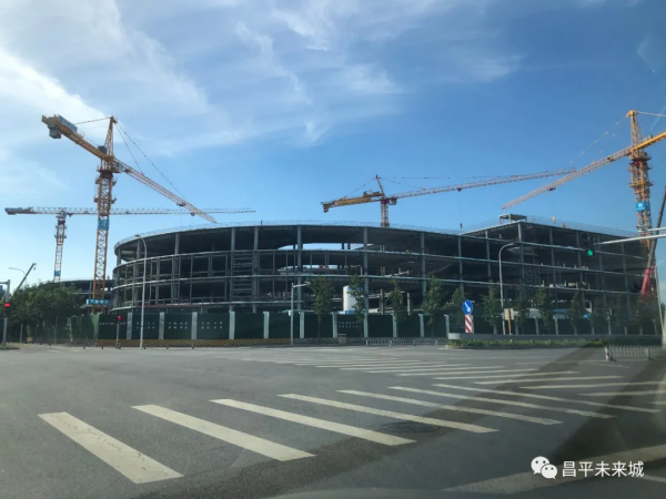 未來科學城這所學校建築封頂