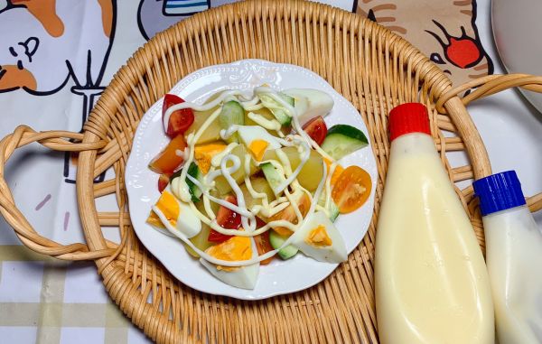 #一起土豆沙拉吧#低脂晚餐雞蛋番茄土豆沙拉快手菜 #一起土豆沙拉吧#低脂晚餐雞蛋番茄土豆沙拉快手菜