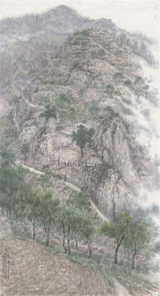 至臻高格 淡彩天成——淺析李翔的淡彩山水畫 至臻高格 淡彩天成——淺析李翔的淡彩山水畫