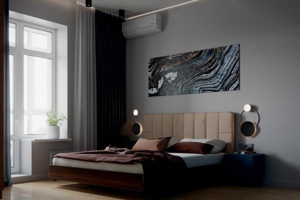 色彩的凝聚力！2間55平時尚小戶型裝修設計