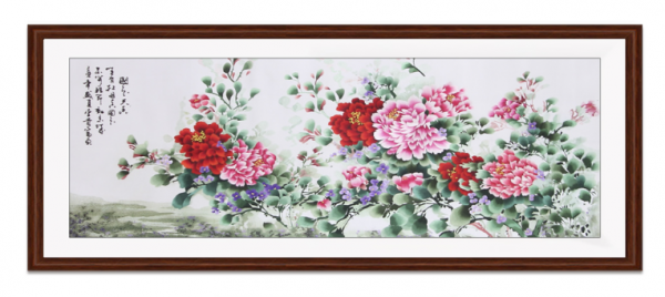 客廳掛什麼畫吉祥？各色牡丹花美不勝收醉人間，吉祥幸福全家人