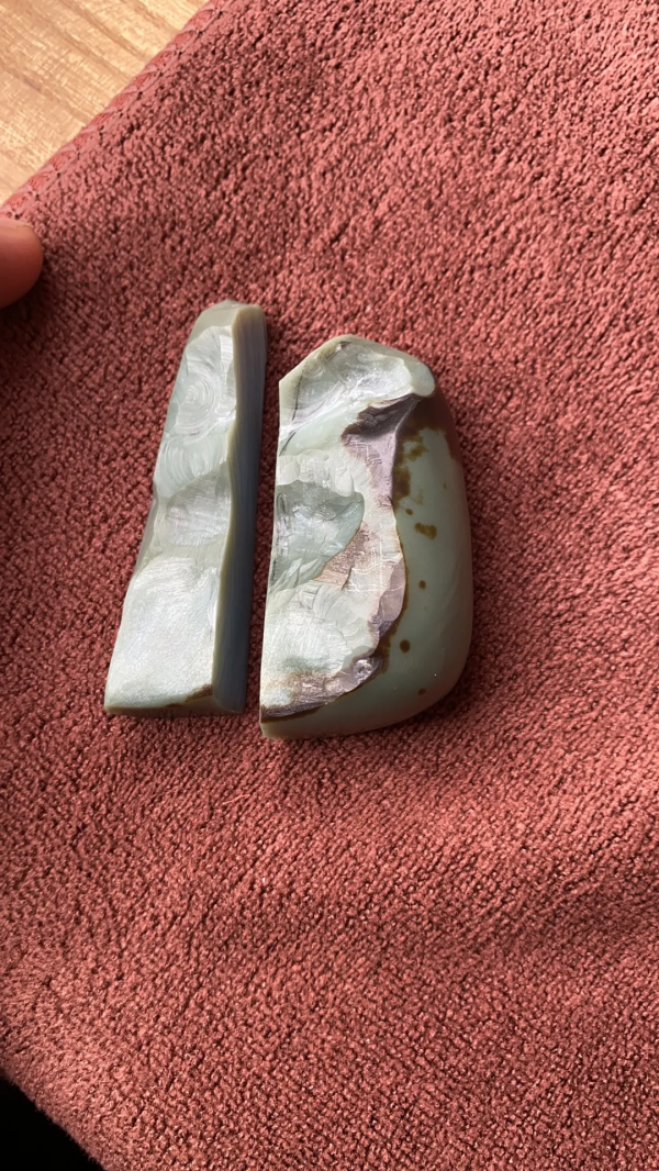 一塊籽料沙棗青 | 蛻變過程 一塊籽料沙棗青 | 蛻變過程