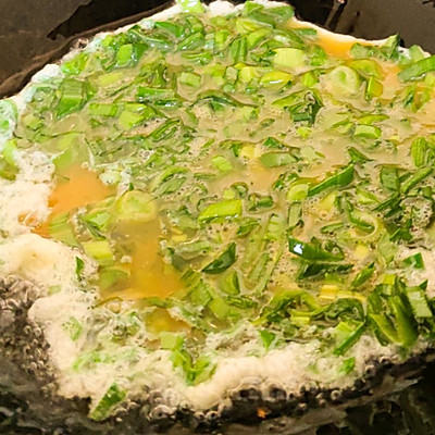 快手減脂餐之蒜葉炒蛋