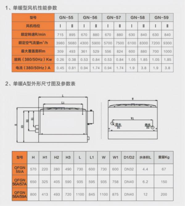 高大空間專用供暖空氣處理單元