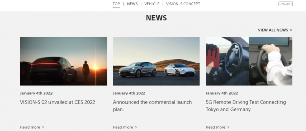 好傢伙！索尼也官宣造車了