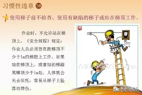 最新安全生產百錯圖及漫畫！（收藏學習）