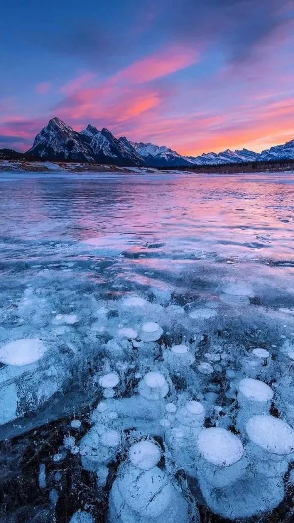 貝加爾湖藍冰絕美風景