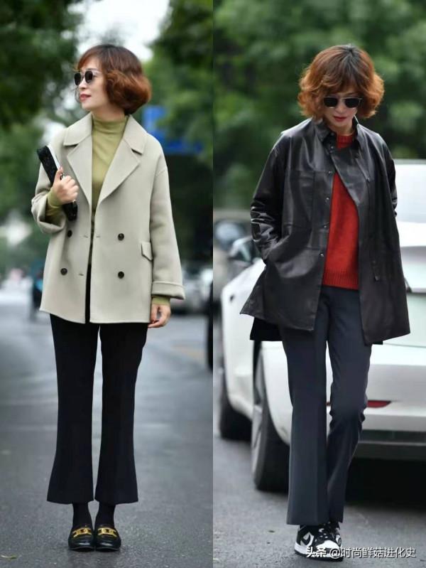 今年流行一種新褲子，叫“遮住一半鞋”！顯瘦時髦，50、60歲好美