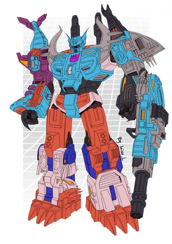 變形金剛撞色混搭人物插畫，大家能認出它們都是誰嗎？