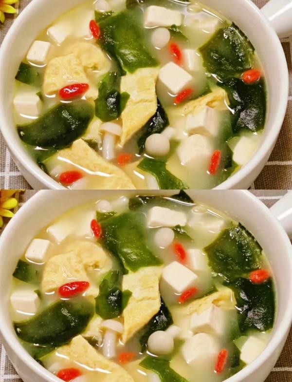 稻頌農業丨鮮美好喝的減脂湯!裙帶菜豆腐雞蛋湯 稻頌農業丨鮮美好喝的減脂湯!裙帶菜豆腐雞蛋湯