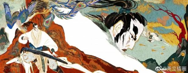 80後清華才女，把“詞牌名”畫成古風美人，每一張都忍不住儲存