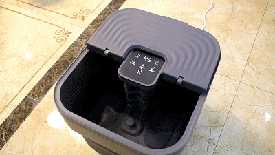 小米有品推出冬天的泡腳神器，自動升降還帶多種按摩功能