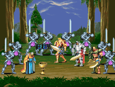 經典遊戲《圓桌騎士》斧男果然覬覦王位，通關後真的去拿聖盃