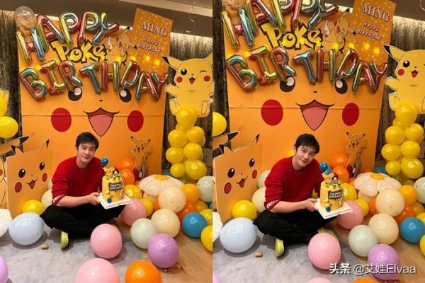 黃曉明44歲生日真隆重，穿1萬毛衣打扮奢侈，豪宅同baby不分伯仲