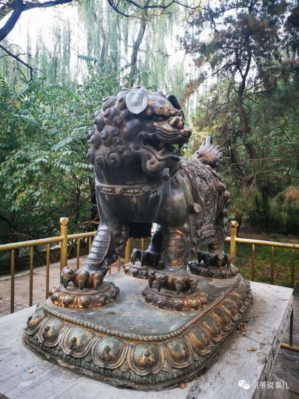 暢觀樓前的一對銅獸 百年前竟然能噴水 暢觀樓前的一對銅獸 百年前竟然能噴水