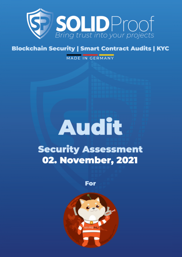 知道創宇區塊鏈安全實驗室｜MARSINU 專案考察