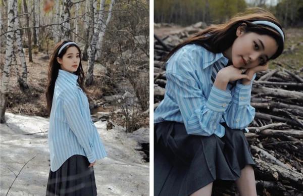 剪短髮後的歐陽娜娜，百變造型又美出圈