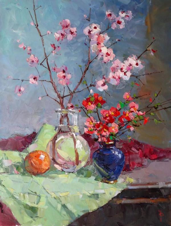 一棟不起眼的房子、一個簡單的露臺、一條普通的小路都畫得如此出彩