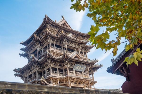 東嶽廟-飛雲樓,純木質結構,被譽為“中華第一木樓” 東嶽廟-飛雲樓,純木質結構,被譽為“中華第一木樓”