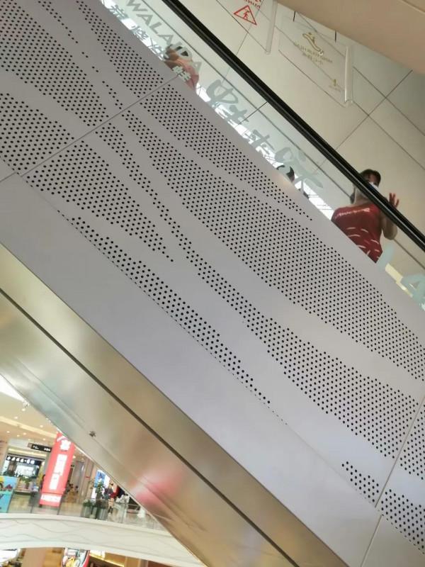 商場衝孔鋁單板電梯裝飾