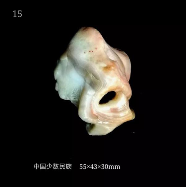 戈壁瑪瑙24圖欣賞，前12圖為十二肖頭像：