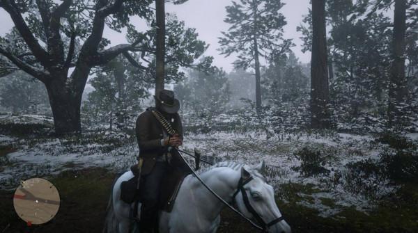 每日遊戲報：《荒野大鏢客2》遊戲中正在下雪