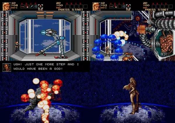 經典遊戲《魂鬥羅-鐵血兵團》全結局賞析，最慘的結局是生猴子