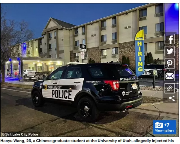 19歲中國女留學生橫屍酒店 遭26歲碩士生男友猛灌毒藥 暴力毆打