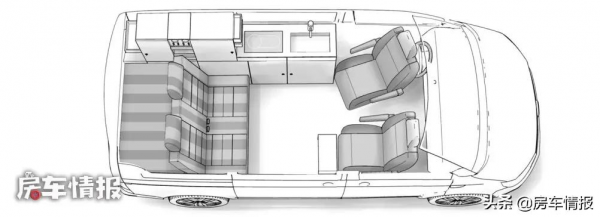 新款大眾T6露營車，內飾極簡風格顏值高，適合年輕夫妻還有衣帽間