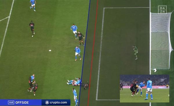 意甲再現爭議判罰！吉魯躺倒在地被判越位，米蘭將帥集體不滿