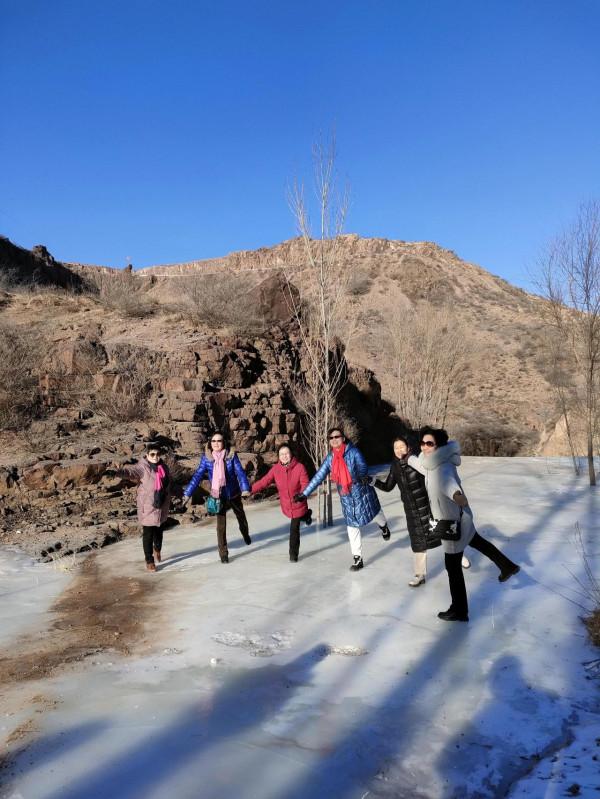 宣化滴水崖此時景觀好看了，溫馨提示