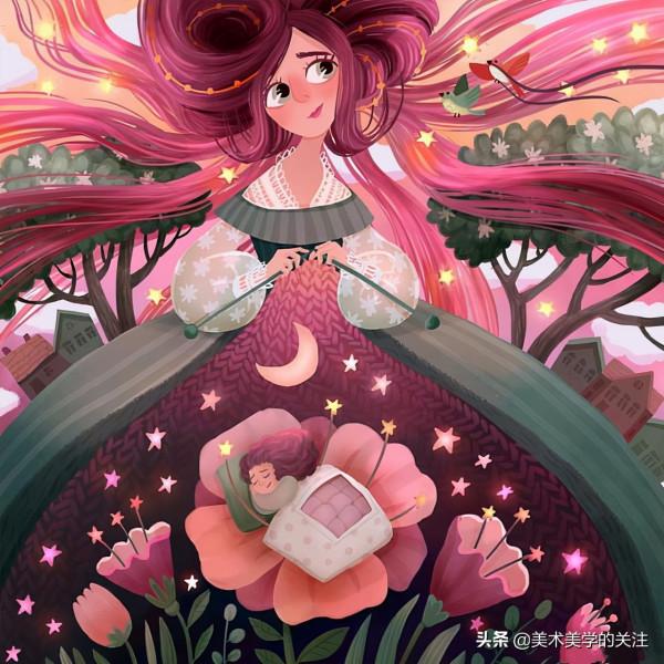 插畫在天馬行空的時間裡穿梭，擁有主體的畫面回想