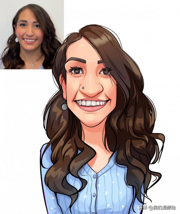 2021年畫的人物肖像漫畫作品精選