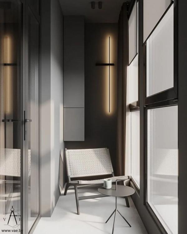 灰白色+原木，不失氣質的靜雅