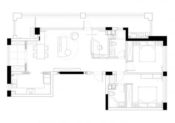 花50萬打造115平婚房：這個開放式的家滿滿煙火氣