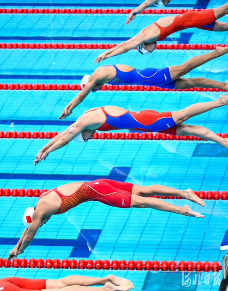 游泳開賽 河北女將首日摘銅 游泳開賽 河北女將首日摘銅