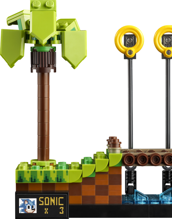 樂高推出《刺蝟索尼克》積木套裝 完美再現綠山地帶