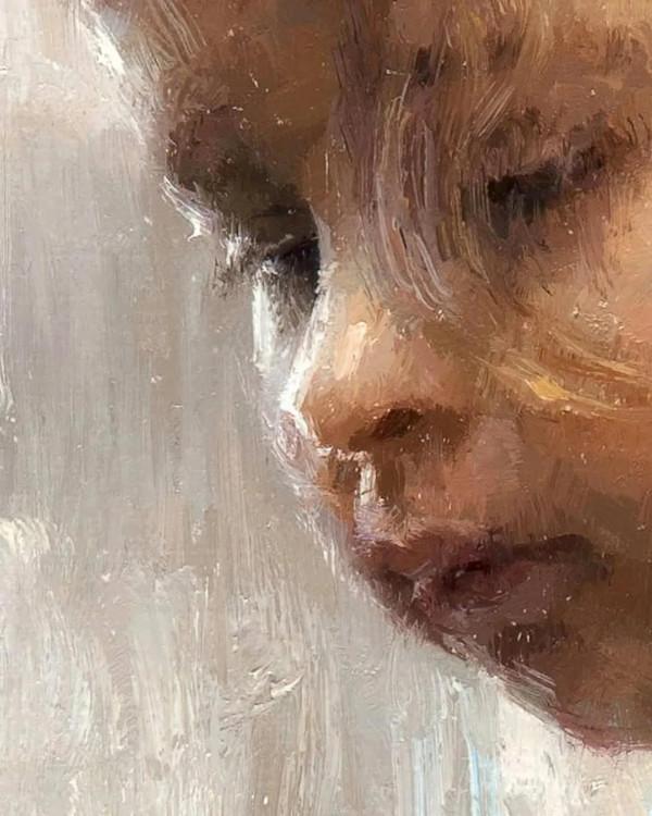 畫家的模特兒和畫像同框你見過嗎？