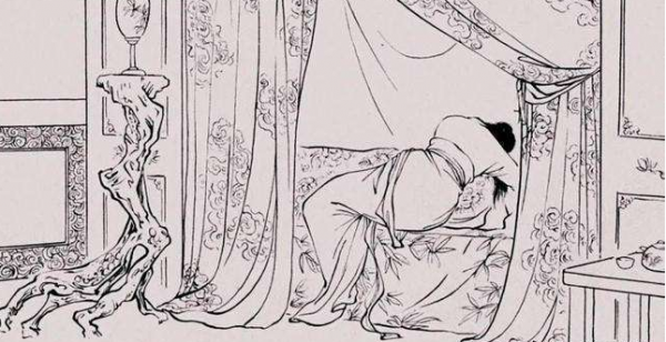 民間故事：男子思妻心切回家，半途老婦攔道送帽：戴著睡覺莫說話