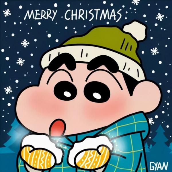 2021蠟筆小新聖誕主題頭像推薦