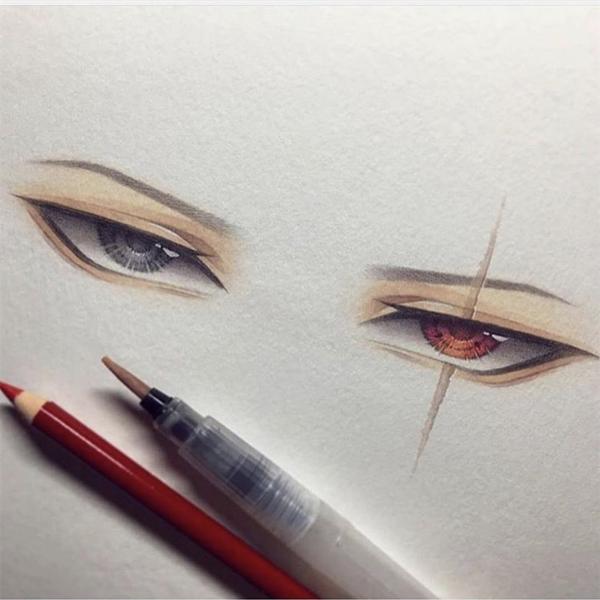 畫師展示出畫人物眼睛的專業畫筆,這下可以給自己畫不好找理由了 畫師展示出畫人物眼睛的專業畫筆,這下可以給自己畫不好找理由了