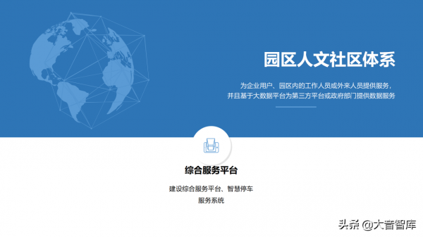 “雲、智、大、物、移”智慧園區解決方案PPT