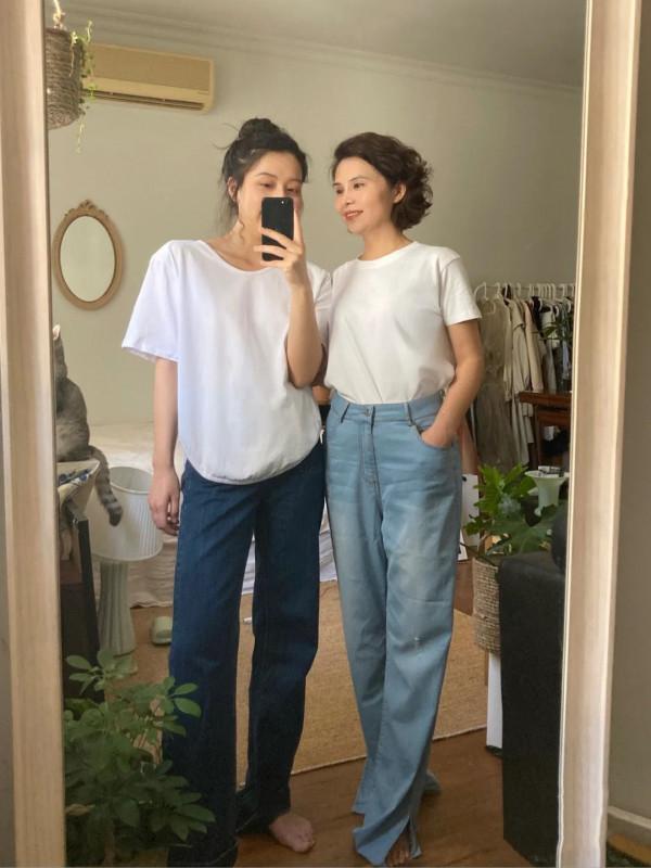 誰說小個子不適合穿闊腿褲？身高僅152的中年媽媽，靠會穿成典範