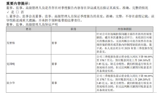 曾碾壓茅臺,昔日第一高價股淨利狂降2014%!多名董事“炮轟”:無法發表意見 曾碾壓茅臺,昔日第一高價股淨利狂降2014%!多名董事“炮轟”:無法發表意見
