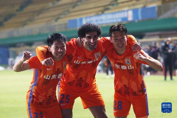 中超：山東泰山勝河北 提前奪冠