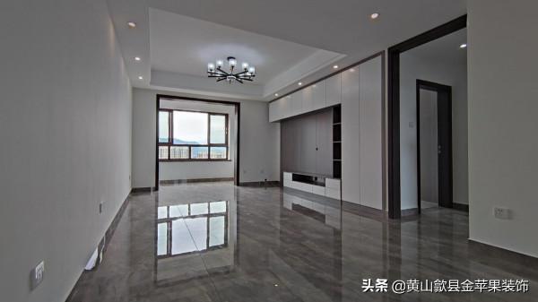 黃山綠地濱江壹號107平小三房現代黑白灰 黃山綠地濱江壹號107平小三房現代黑白灰