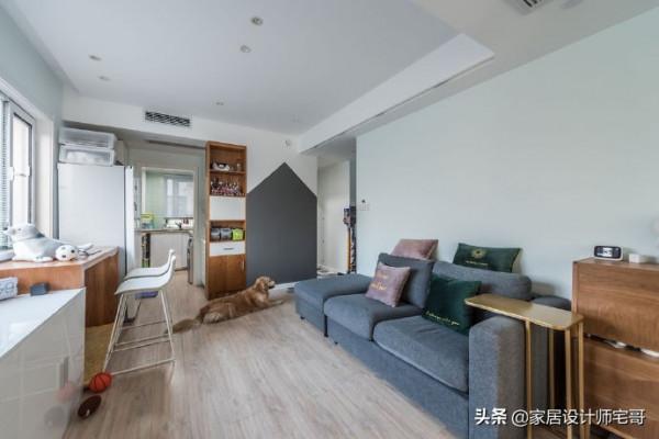 38歲小姐姐的獨居生活：住40㎡小窩，與狗為伴，生活愜意又舒服