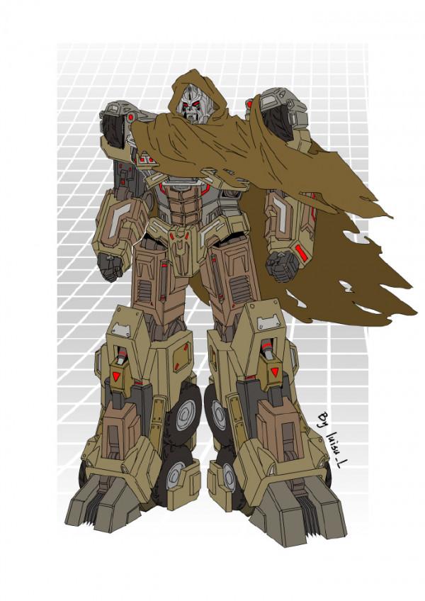 變形金剛撞色混搭人物插畫，大家能認出它們都是誰嗎？